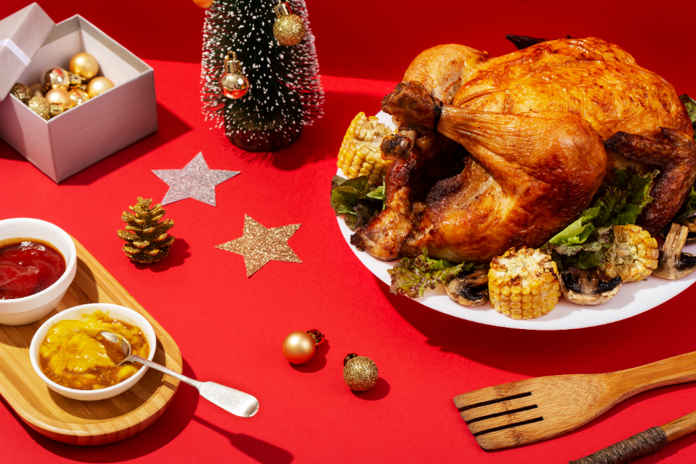 Opções de pratos natalinos para comemorar em casa 1 peru natal